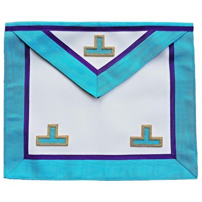 Bricks Masons Masonic memphis misraim rite worshipful master forklæde hånd broderet