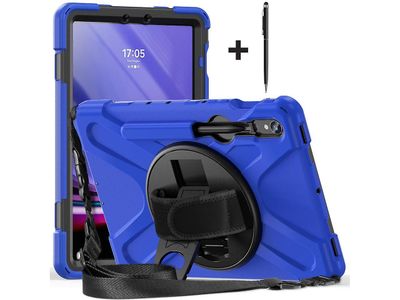Werleo Samsung Galaxy Tab S9 11-tommers 2023/ S9 Fe 10.9 tommer/s8 2022/s7 11-tommers 2020-veske med penneholder støtsikkert deksel med roterbart s...