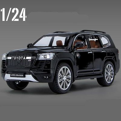 Unbrand 1/24 Toyota Land Cruiser Gt Prado Suv Alloy Bilmodell Gjuten Metallleksak Terrängfordon Bilmodell Ljudljus Barngåvor-xh