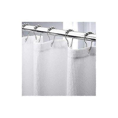 180 * 210cm erittäin pitkä vohvelisuihkuverho, raskaat kangassuihkuverhot vohvelikudoksella hotelli laadukkaat kylpyhuoneen suihkuverhot