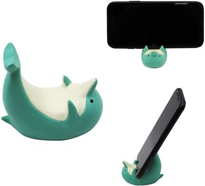Linkrunning Cute Dolphin Mobiltelefon Stand Desktop Tablet Holder Creative Dyr Smartphone Holder Desk Stand Hjem Dekoration Gave