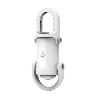 Mini taskulamppu, 2025 päivitetty versio avaimenperän valo, 3 in 1 taskulamppu ja virtapankki ja avaimenperä, avaimenperä taskulamppu mini Valkoinen