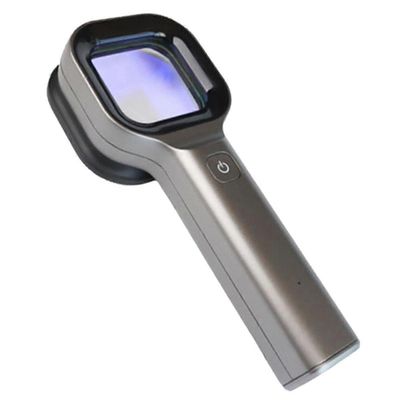 Woods Lamp Skin Analyzer Kannettava kasvosalonki Beauty Analyzer UV Woods -lamppu ihonhoitoon Harmaa-musta