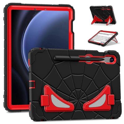 2025 Spider Silicone Hybrid PC iskunkestävä tablettikotelo For Samsung Galaxy S9 FE / S8 / S7
