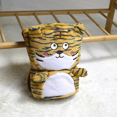 Ceyue År for Tiger Plys Legetøj Klimaanlæg Kort gennem Børns Blanket Car Roll Blanket Air Conditioning Quilt 4
