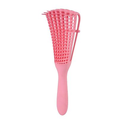 Hår Hovedbund Massage Comb børste Nylon Hårbørste Våd Krøllet Detangle Hår Børste til Salon Frisør Styling Tools Sort