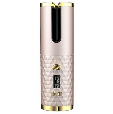 Handuo Hår Curler, Trådløs Automatisk Curling Iron Portable Hair Curling Wand guld