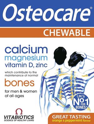 Vitabiotics, Osteocare Chewable, 30 tabletter