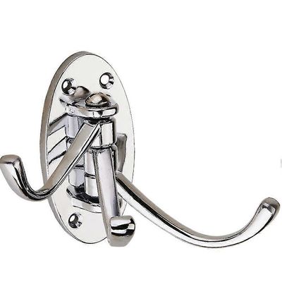 kääntyvä takki koukku taitettava kiinteä metalli raskas keinuvarsi kolminkertainen koukku seinälle asennettava ripustin kylpyhuoneeseen, keittiöön,...