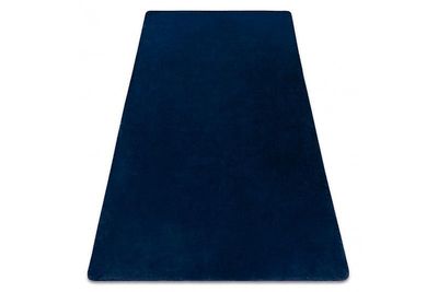 RugsX Moderne vasketæppe POSH lurvet, plys, tyk skridsikker marineblå blå 80x150 cm