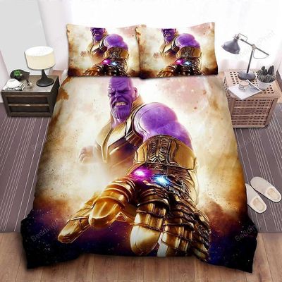 v4705 Lakanat Thanos ja Galaxy pussilakanasetti Lasten tyynyliina Vuodevaatteet Lakanat IU4705 240x260cm 94x102in