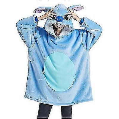 Naisten ommelhuopa Huppari Ylisuuri puettava collegepaita Sherpa TV-peitto hihoilla Yksi koko sopii kaikille