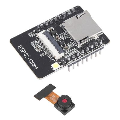 Esp32-cam wifi + bt kamera modul utvikling bord Esp32 med kameramodul ov2640 ov7670 Svart
