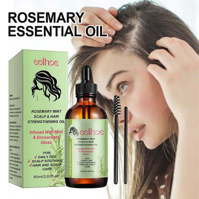 1-3 stk Rosemary Mint Scalp Hair Growth Essential Oil Nourishing Hair Strengthening Treatment For Split Ends og tørt hår 3pcs
