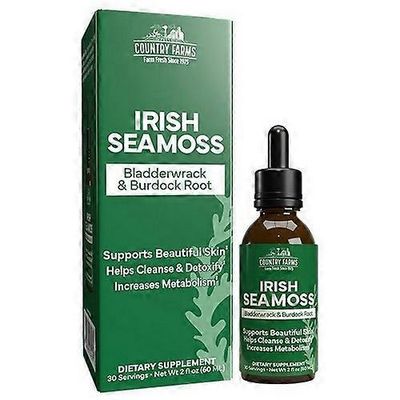 Country Farms Irish Sea Moss Liquid, 2 oz (1 kpl pakkaus)