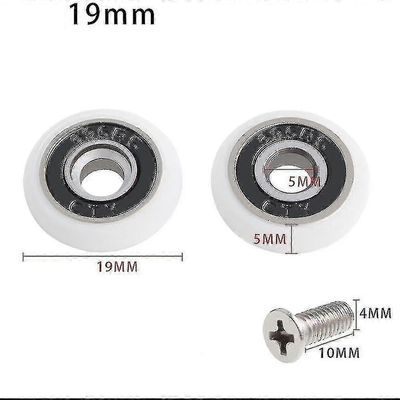 Sarja 8 varapyörää halkaisijaltaan 19 mm: n suihkuovelle