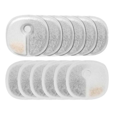 Kissan suihkulähteen suodattimet CHEERBLE automaattisiin lemmikkieläinten suihkulähteen vaihtosuodattimiin 12kpl Kuten