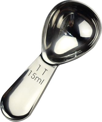 Kahvikauha 18/8 ruostumattomasta teräksestä valmistettu ruokalusikallinen 15ml 1kpl kahvia tai leivontaa varten