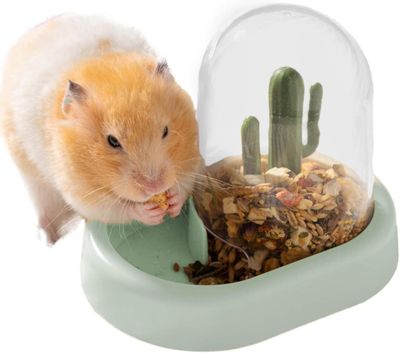 Tianzun Automaattinen syöttölaite, automaattinen hamsterin syöttölaite, automaattinen syöttölaite hamstereille, linnuille, kyyhkysille, papukaijoil...