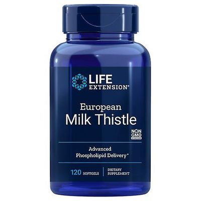 Life Extension Europæisk Marie Tidsel-Avanceret Fosfolipid Delivery, 120 Sgels (Pakke med 2)