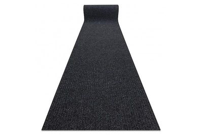 RugsX Runner - Doormat antislip GIN 2057 udendørs, indendørs Liverpool antracit 80 cm 80x700 cm