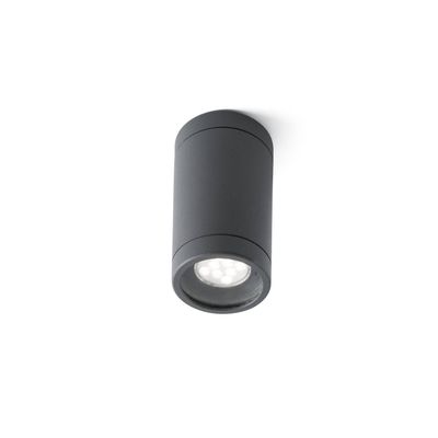 Faro Lighting Olot 1 Lys udendørs overflade monteret loft lyse mørkegrå IP44, GU10