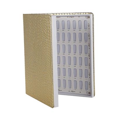 120 vinkkiä Kynsien väri Art Display Book Kynsilakka värikartta Värikartta Söpö kynsitaidekaavio Na kultaa