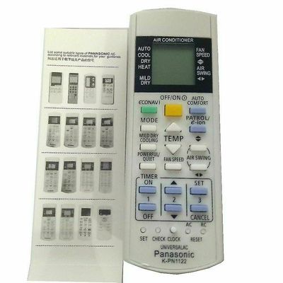 Universal K-pn1122 For alle nationale Panasonic Klimaanlæg Fjernbetjening