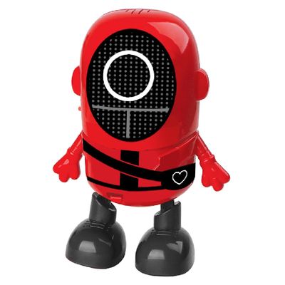 Eleen tunnistava sähköinen tanssiva robottilelu kalmaripeliin pyöreä muoto