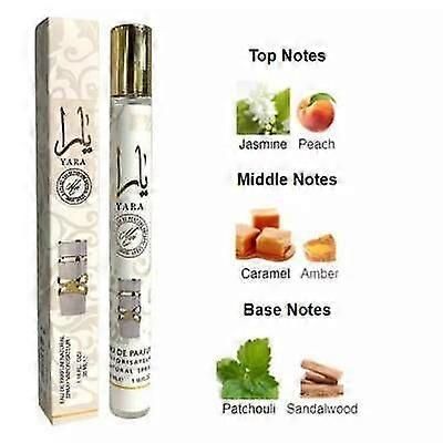 Yara Perfume By Lattafa EDP -hajuvesinäytteet valkoinen