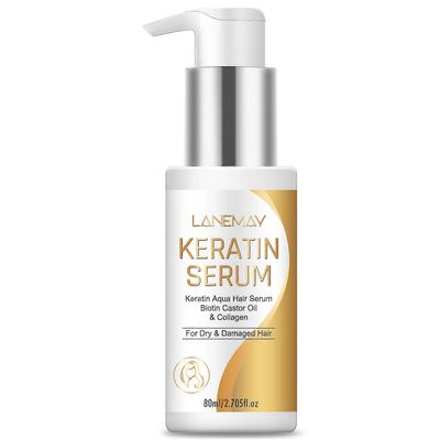 VITAMIINIT hiuskosmetiikka Keratin Protein Hair SerumAnti Frizz Control Hair Oil Repair TreatmentGloss Shine & Heat Protectant for Frizzy Dry Damag...