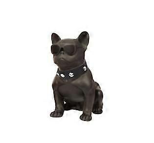 Kannettava bluetooth-kaiutin, ranskanbulldogin kaksoiskaiutin m10 bluetooth-kaiutinkoiran bassokaiutin(Musta)