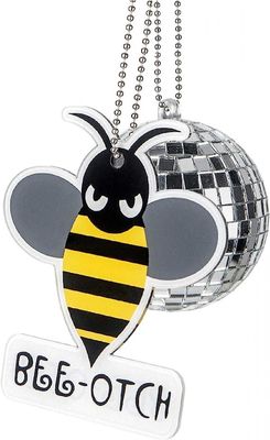 Mote Bumblebee Bil Anheng Dekor Ornament Hengende Gift Bakspeil Tilbehør Auto Interiør Dangle