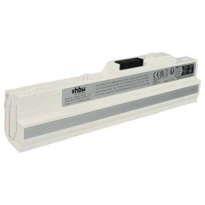 LG X110 -kannettavan kanssa yhteensopiva vhbw-akku (2200 mAh, 11,1 V, Li-ion) Valkoinen