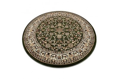 RugsX Tæppe ROYAL ADR cirkeldesign 1745 grøn circle 120 cm