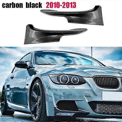 Superior BMW 3-sarjan coupe E92 E93 M-Tech 2006-2009 2010-13 GLOSS MUSTA etupuskurin sivujakajan kansi sumuvalo imuspoilerin huuli 10-13 Hiilimusta