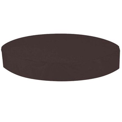 Ulkona oleva pyöreä poreammeen kansi Vedenpitävä kylpyläkylpytynnyrin kansi Pölysuoja Kahvin väri 160x90cm