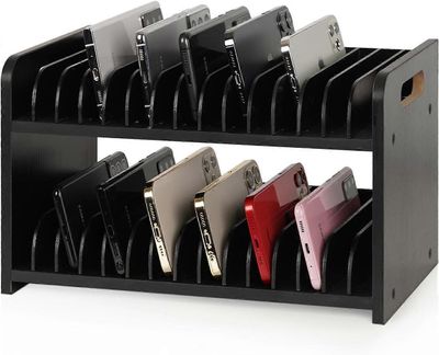 2025 Uusin malli matkapuhelimen säilytys luokkahuoneen matkapuhelimen pidike säädettävä