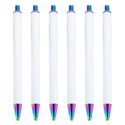 6 kpl kuulakärkikynän aihiot, lämmönsiirtokuulakärkikynät täysväritulostukseen, sublimaatiokynän aihiot värikkäissä väreissä