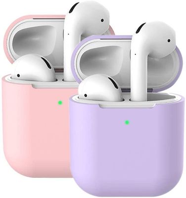 AIR 2X etui til AirPods cover skins (AirPods 2 lys lillapink)