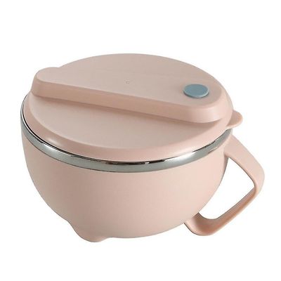 Madkasse holdbar rustfrit stål nudel skål med håndtag mad container ris skål suppe skåle til 309