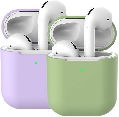AIR Taske til AirPods-coverskins (AirPods 2 lys lilla)