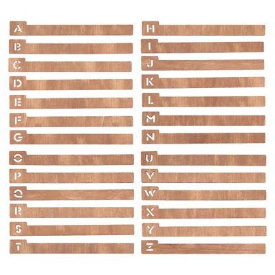 26 kpl levyjakajia, aakkosjärjestyksessä olevat vinyylilevyjen säilytysjakajat A-Ö