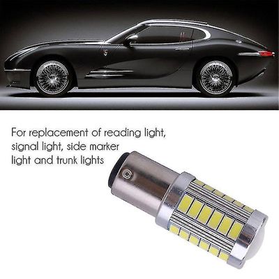 2 X Ba15s P21w 1156 33smd 5630 12v Auto Bil Backup Reverse Light Lamp Bulb
