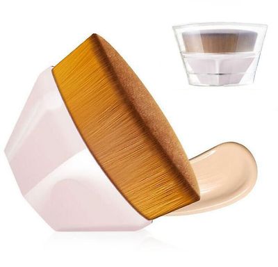 3pcs Fejlfri Wand Foundation Brush Sekskantet Foundation Makeup Pink