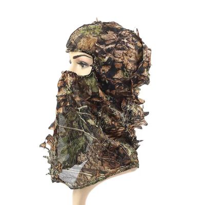 JUSTUP Camouflage Leafy Hat Fuld ansigtsmaske Tyrkiet Realtree Camo Udendørs Sport Jagt Hat