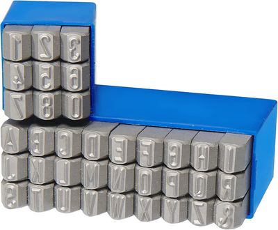 Numeropeli ja kirjainpeli osumaan 0-9 + A-Z, & / 5mm