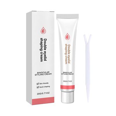 Taishh Double Eyelid Styling Cream Pitkäkestoinen Näkymätön Double Eyelid Shaping Styling Cream 20g Valkoinen