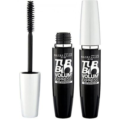 Maybelline Volum 'Express Turbo Mascara Vanntett - Turbo Black