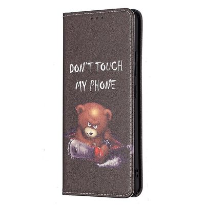 Gangxun Mønster magnetisk taske til Samsung Galaxy A82 5g Cover Folio Bear